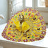 Ladoo Gopal Designer Yellow Stone Work Dress (Handcrafted Poshak) Size-6