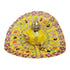 Ladoo Gopal Designer Yellow Stone Work Dress (Handcrafted Poshak) Size-6