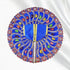 Laddu Gopal Fancy Designer Poshak – Royal Blue Peacock Style Dress with Stone and Lace Work Size-6