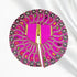 Laddu Gopal Fancy Designer Poshak – Pink Peacock Style Dress with Colorful Stone and Golden Lace Work Size-6