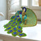 Laddu Gopal Peacock Feather Dress – Sky Blue Edition (Handcrafted Poshak) Size-6