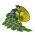 Laddu Gopal Peacock Feather Designer Dress – Green Edition (Handcrafted Poshak) Size-6