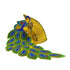 Laddu Gopal Peacock Feather Designer Dress – Yellow Edition Size-6