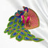 Peacock Feather Designer Dress For Laddu Gopal (Handcrafted Poshak) Size-6