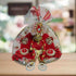 Divine Red & White Laddu Gopal Poshak – Elegant & Traditional SIZE-2