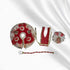 Divine Red & White Laddu Gopal Poshak – Elegant & Traditional SIZE-2