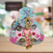 Elegant Sky Blue & Pink Stylish Dress for Laddu Gopal Ji Size-3