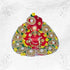 Vibrant Red Outfit with Traditional Pagdi for Bal Gopal Size-4