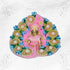 Elegant Pink Dress with Moti Embellishments for Laddu Gopal Ji Size-4