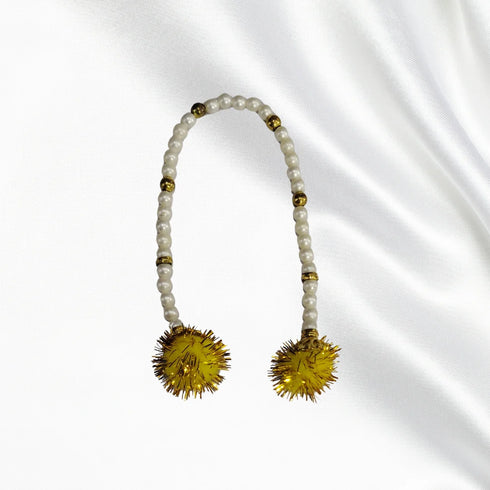 Elegant Laddu Gopal Dress with Matching Pagdi – Vibrant Yellow & Multicolor Design Size-4