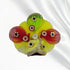 Elegant Laddu Gopal Dress with Matching Pagdi – Vibrant Yellow & Multicolor Design Size-4