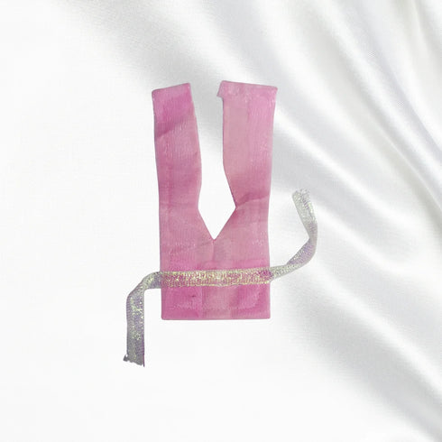 Divine Elegance in Pink – A Beautifully Adorned Idol Size-4