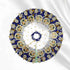 Elegant Blue-White Kanha outfit with pearl and stone work decorated turban and mala for Bal Gopal Ji Size-4
