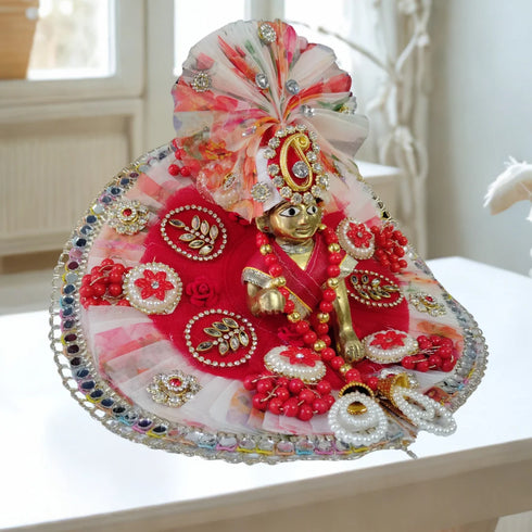 Divine Grace in Red – A Symbol of Devotion and Splendor Size 4