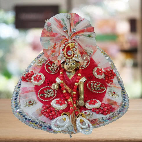 Divine Grace in Red – A Symbol of Devotion and Splendor Size 4