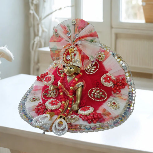 Divine Grace in Red – A Symbol of Devotion and Splendor Size 4