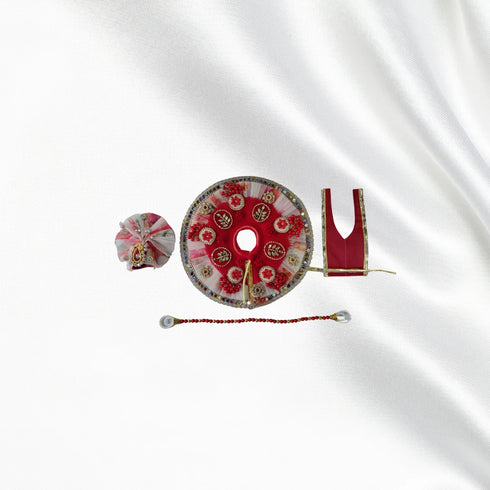 Divine Grace in Red – A Symbol of Devotion and Splendor Size 4