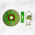 Pure Green Color Laddu Gopal JI Dress Size-5