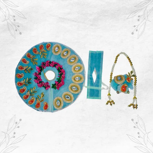 Light Blue Color Laddu Gopal Dress Size-5