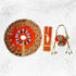 Light Orange Color Laddu Gopal Dress Size-5