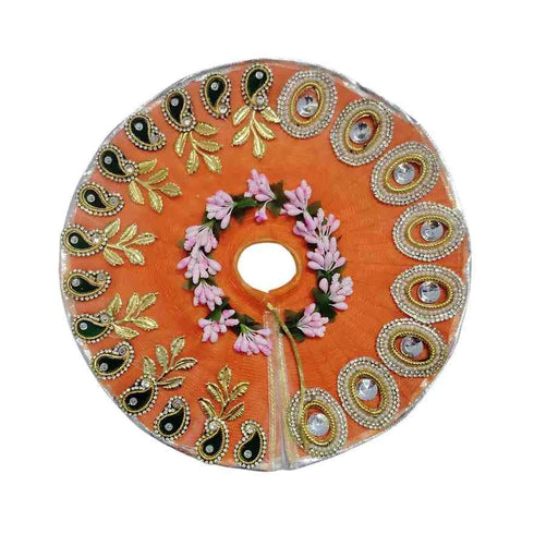Light Orange Color Laddu Gopal Dress Size-5