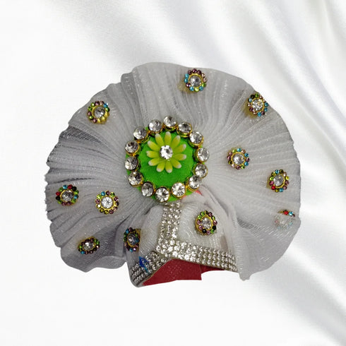 Elegant Traditional Dress with Pagdi for Thakur ji Idol Size-5