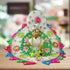 Elegant Multicolor Traditional Dress with Pagdi for Thakurji Idol Size-5
