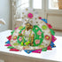 Elegant Multicolor Traditional Dress with Pagdi for Thakurji Idol Size-5
