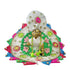 Elegant Multicolor Traditional Dress with Pagdi for Thakurji Idol Size-5