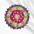 Multicolor Floral Dress with White Pagdi for Thakurji Size-5