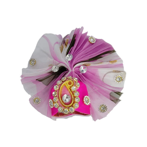 Thakur Ji Dress with Pagdi – Size 5 (Yellow & Pink Designer Outfit) Size-5