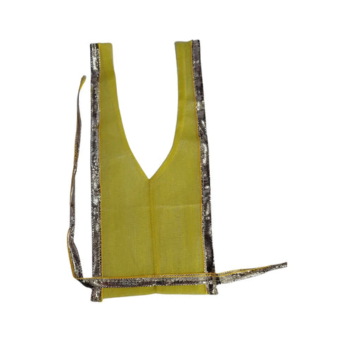 Thakur Ji Dress with Pagdi – Size 5 (Yellow & Pink Designer Outfit) Size-5