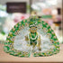 Divine Laddu Gopal Ji in Green Embroidered Dress Size-6