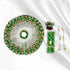Divine Laddu Gopal Ji in Green Embroidered Dress Size-6