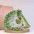 Divine Laddu Gopal Ji in Green Embroidered Dress Size-6