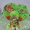 Graceful Light Green Turban Adorned with Beautiful Stones Size-5