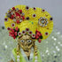 Yellow Pagri with Beautiful Stones – Traditional Touch for little Krishna Ji Size-5