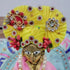 Majestic Yellow Turban with Stone Detailing for Laddu Gopal Ji Size-6