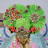 Royal Light Green Pagri with Stones – Perfect for Thakur Ji Size-6